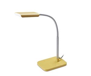 wonderlamp W-F000020 - Flexo LED 3W luz fría (5000K) Cabezal orientable y reducido tamaño Mod. Amidala Color Amarillo