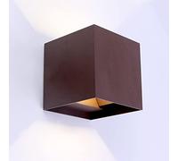 Aplique led de exterior leva óxido (2x5w - 4000k) marca wonderlamp 10 cm