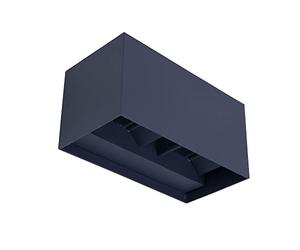 wonderlamp W-T000048 Aplique de Pared para Exterior - Leva, Led, Orientable 120, Antracita, 4 Luces 5W, Luz Neutra 4000K, Ip54