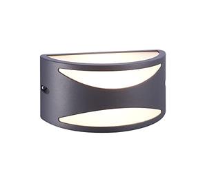 wonderlamp W-T000051 Aplique de Pared para Exterior, Moderno - Classic II, Impermeable Ip54, Antracita, Bombilla E27