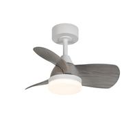 Wonderlampp -Ventilador de techo pequeño ø60cm LED Borse Mini CCT 3000-4000-6000K 18W con memoria de encendido