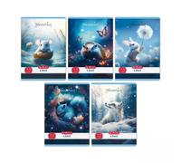Wonderland: Cuaderno A5 rayado - 2º grado, 16-32 - varias opciones