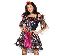 WONDERLAND W50406 Day of the Dead - Disfraz para mujer