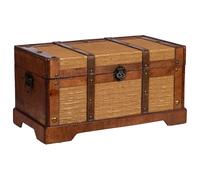 Wonderlust Deco - Baúl de madera marrón 43x23x22 Marrón 43x23x22