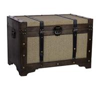 Wonderlust Deco - Baúl de madera plateado 75x74x51 Plateado 75x74x51