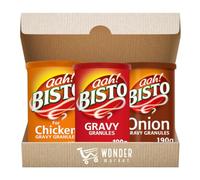 Wondermarket Bisto Granules & Chicken & Onion - Pack of 3! Cooking sauce,