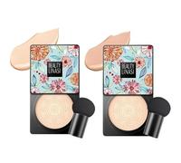 Wonderninelife Linasi Crema de Cubrimiento con Pincel Champiñón - 2 Colores