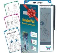 WonderPad - Pizarra Mágica Infantil 8,5, 40 Tarjetas Montessori - Tableta Escritura Juguete Educativo de Escritura Steam Niños - Sin Fin Recursos Incluidos - Ideal para 4 a 10 Años - (Inglés)