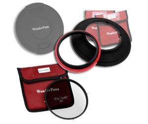 WonderPana 145 Esencial CPL - Adaptador de Filtros 145mm, Tapa de Lente y Filtro Polarizador Circular para los Lentes 14mm Varios de Fotogramas Completos (es decir, Samyang, Rokinon, Vivitar, Bower, Pro-Optic, Bell & Howell)