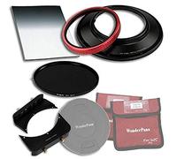 WonderPana 66 FreeArc Esenciales ND 0.6 BD - Adaptador de Filtros 145mm y 6.6x8.5, Tapa de Lente, 6.6x8.5" 0.6 Filtro de Densidad Neutra Degradado de Borde Duro y ND16 145mm Filtro de Densidad Neutra para el Lente Nikon 14mm AF Nikkor f/2.8D ED (Fotograma Completo 35mm)