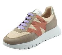 Wonders A-2422-T Ante V Taupe - Zapatillas para mujer de nobuck y tela, topo, 36 EU