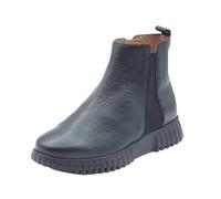 Wonders A-4404 FlexFly Wild Negro Botines de piel para mujer con cremallera, Negro , 40 EU