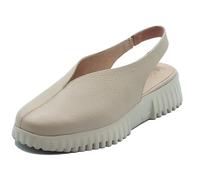 Wonders A-4411 Flexfly Wild Beige Sandalias para Mujer de Piel Beige Cuña baja, beige, 38 EU