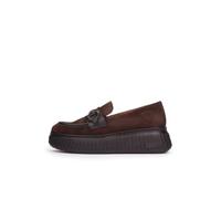 Wonders Mocasines de Mujer en Piel XFLY 03 Color marrón | Su suela, creada con tecnología WondersFly™ by XL EXTRALIGHT®, garantiza una ligereza excepcional y un confort extraordinario