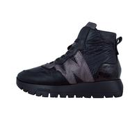 Wonders Odisei: Botines Mujer Plataformas Piel Negro Ligero Modelo A-2493