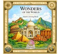 Wonders of the World: A Coloring Book for Adults: A relaxing journey through ancient marvels, natural wonders, and modern engineering