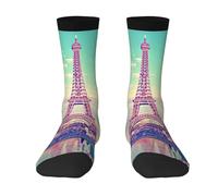 Wonders of the World - Calcetines para hombre y mujer, suaves, transpirables, flexibles, cómodos con diseño elegante, el mejor regalo, 2 Negro-1, Altoa única