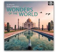 Wonders of the World - Wunder der Welt 2026 - 16-Monatskalender: Original Gifted Stationery-Kalender [Mehrsprachig] [Kalender]