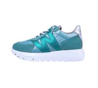 Wonders Oslo: Zapatillas Para Mujer Plataformas Azul Piel Ligero A-2464