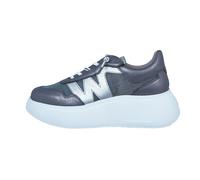 Wonders Roma: Zapatos Para Mujer Plata Con Plataforma Piel Ligero A-3640
