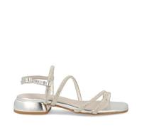 Wonders Sandalia BT-8901 Combi Plata de Mujer 39