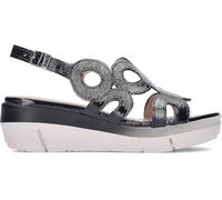 Wonders Sandalias para mujer D-8282 Flynn 82 de la talla 41 en color NEGRO