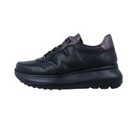 Wonders Ultrafly : Zapatillas Para Mujer Plataformas Negro Piel Ligero A-4010