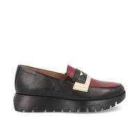 Wonders - Zapato Confort en Piel con cuña A2475 para: Mujer Color: Vino Talla: 36
