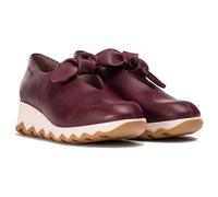 Wonders - Zapato,mocasín de Piel, con cuña y Plataforma,Suela de Goma en Color Blanco para: Mujer