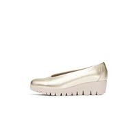 Wonders Zapato Fly Platino para Mujer Metalizados 41