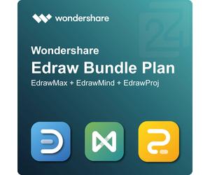 Wondershare Edraw Bundle Plan: EdrawMax + EdrawMind + EdrawProj