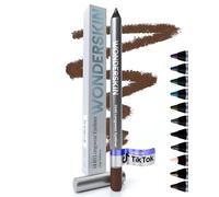 Wonderskin 1440 Lápiz Delineador Marrón de Larga Duración - Lápiz de Ojos Afilable, Resistente al Agua y a Prueba de Borroneo (Brown Sugar)