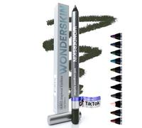 Wonderskin 1440 Lápiz Delineador Verde de Larga Duración - Lápiz de Ojos Afilable, Resistente al Agua y a Prueba de Borroneo (Olive)