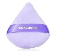 Wonderskin FYP Powder Puff - Borla Triangular para Polvos faciales, de Suave Textura Tipo Velour, Ideal para Polvos Sueltos o compactos