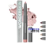 Wonderskin IYKYK Sombra en Barra - Sombra de ojos de larga duración, a prueba de roces y resistente al agua, acabado shimmer, con sacapuntas incorporado (Cuarzo Rosa)