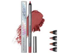 Wonderskin Lápiz Delineador de Labios - 360 Contour Lipliner, lápiz de Larga duración, afilable, Resistente al Agua y a Prueba de Transferencia (Ruby)