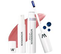 Wonderskin Wonder Blading Lip Stain Peel Off And Reveal Kit - Tinte De Labios Desnudo De Larga Duración, Resistente Al Agua, Kit De Manchas De Maquillaje Natural A Prueba De Transferencia (Whimsical)