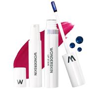 Wonderskin Wonder Blading Peel and Reveal Lip Stain Kit - Tinte labial rosa mate, a prueba de transferencia y de agua (Darling)