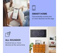 Wonderwall Air Art Calefactor infrarrojo inteligente cielo 120 x 60 cm 700 W Klarstein