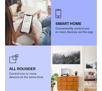 Wonderwall Air Art Calefactor infrarrojo inteligente de bosque 120 x 60 cm 700 W Klarstein