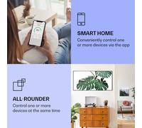 Wonderwall Air Art Calefactor infrarrojo inteligente de hoja verde 120 x 60 cm 700 W Klarstein