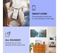 Wonderwall Air Art Calefactor infrarrojo inteligente de lago horizontal 120 x 60 cm 700 W Klarstein