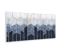 Wonderwall Air Art Calefactor infrarrojo inteligente de línea azul 120 x 60 cm 700 W