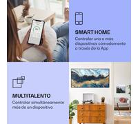 Wonderwall Air Art Calefactor infrarrojo inteligente de mármol azul 120 x 60 cm 700 W Klarstein