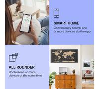 Wonderwall Air Art Calefactor infrarrojo inteligente de noche 120 x 60 cm 700 W Klarstein