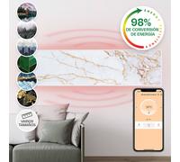Wonderwall Air Art Smart Panel calefactor infrarrojo 120x30cm 350W App Mármol II