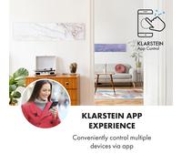 Wonderwall Air Art Smart Panel calefactor infrarrojo 120x30cm 350W App Mármol II Klarstein