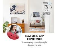 Wonderwall Air Art Smart Panel calefactor infrarrojo 80x60cm 500W Olas azules Klarstein