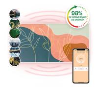 KLARSTEIN Radiador Electrico Bajo Consumo Infrarrojos, Estufa Pared 700W, App y WiFi, Detección Ventana Abierta, Temporizador, IP24, Emisor Termico, Radiadores Bajo Consumo Electricos sin CO2