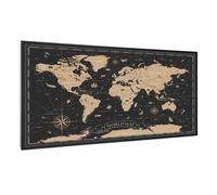 Wonderwall Art Smart 700W Panel Decorativo Por Infrarrojos Mapa Noche